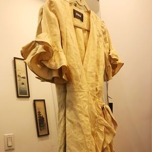 Reformation Kelsey Dress in Buttercup, Size Small